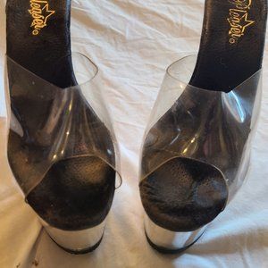 Pleaser Size 8 Chrome Adore701